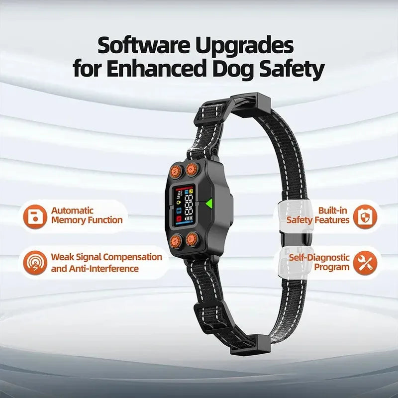 Smart GPS Wireless Dog Fence - Waterproof Electronic Training Collar with OLED Screen - Deribla Store