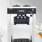 Commercial Soft Serve Ice Cream Machine - 3-Flavor 2200W with LED Display & Auto Clean (20-28L/H) - Deribla Store