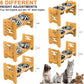 Elevated Dog Cat Bowls - Adjustable Raised Stand with Double Stainless Steel Bowls - Deribla Store