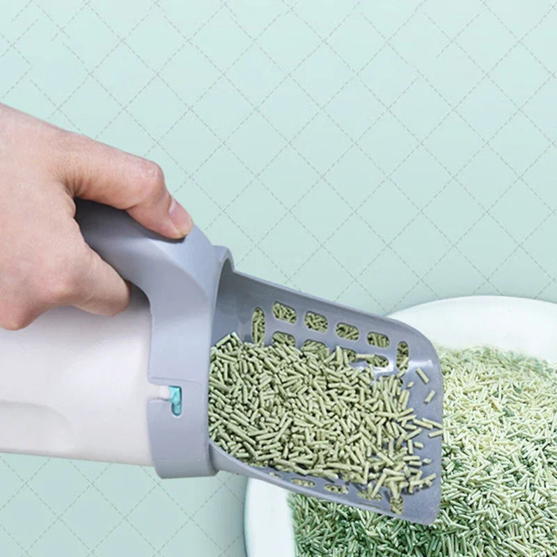Cat Litter Scoop Shovel - Self-Cleaning Filter Toilet Garbage Picker with Waste Bags - Deribla Store