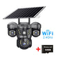 Triple Lens Camera Solar WiFi - 10X Zoom Auto Tracking V380