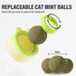 Natural Catnip Cat Wall Ball Toy - Edible Stick-On Treats for Teeth Cleaning & Digestion - Deribla Store