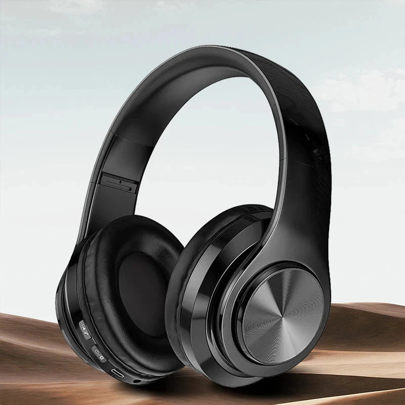 Wireless Bluetooth 5.0 Headphone With Microphone On-Ear Headset