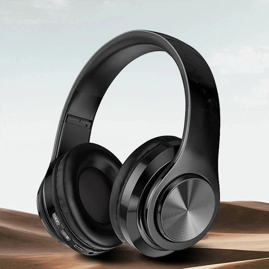 Wireless Bluetooth 5.0 Headphone With Microphone On-Ear Headset