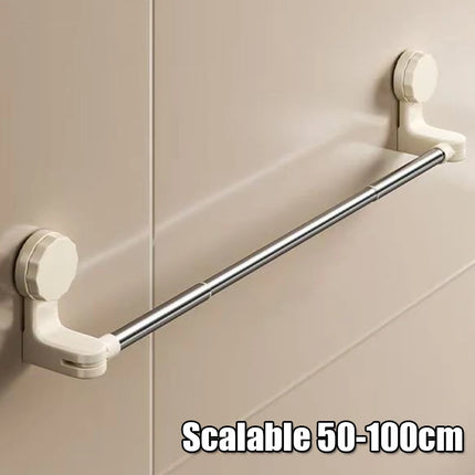 Retractable Suction Cup Towel Bar