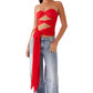 Women s Off Shoulder Ruffle Crop Tops Summer Boho Floral Print