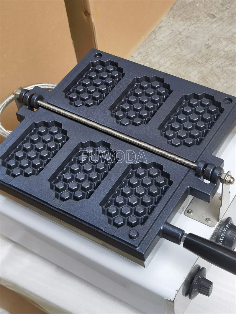 Commercial Waffle Maker Honeycomb 3 Stick - 110V 220V Iron - Deribla Store