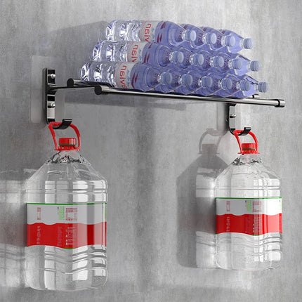 Bathroom Hand Towel Rack - No-Drill Wall Mount 2-Tier