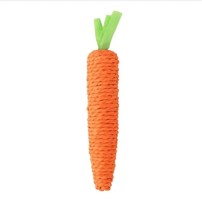 Carrot Cat Toy with Sound - Sisal Teething Stick, Bite-Resistant Dental Chew Toy - Deribla Store