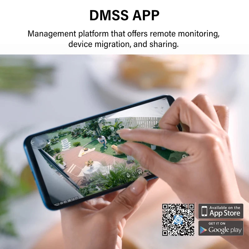 Network IP Camera Dahua 4MP 2K - PoE Human Detection IR 30m