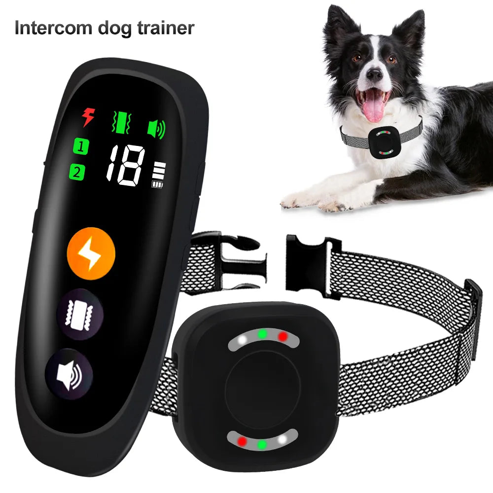 800M Electronic Dog Training Collar - Remote Control with Shock, Vibration & Sound - Deribla Store