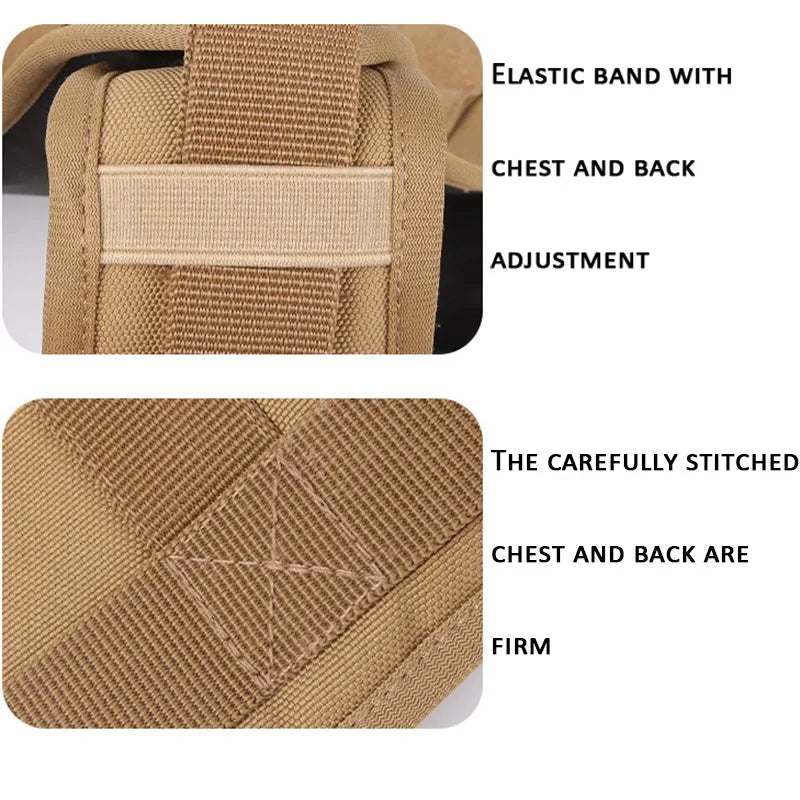 Tactical Dog Harness - Reflective No-Pull Vest for Large Dogs with Handle - Deribla Store