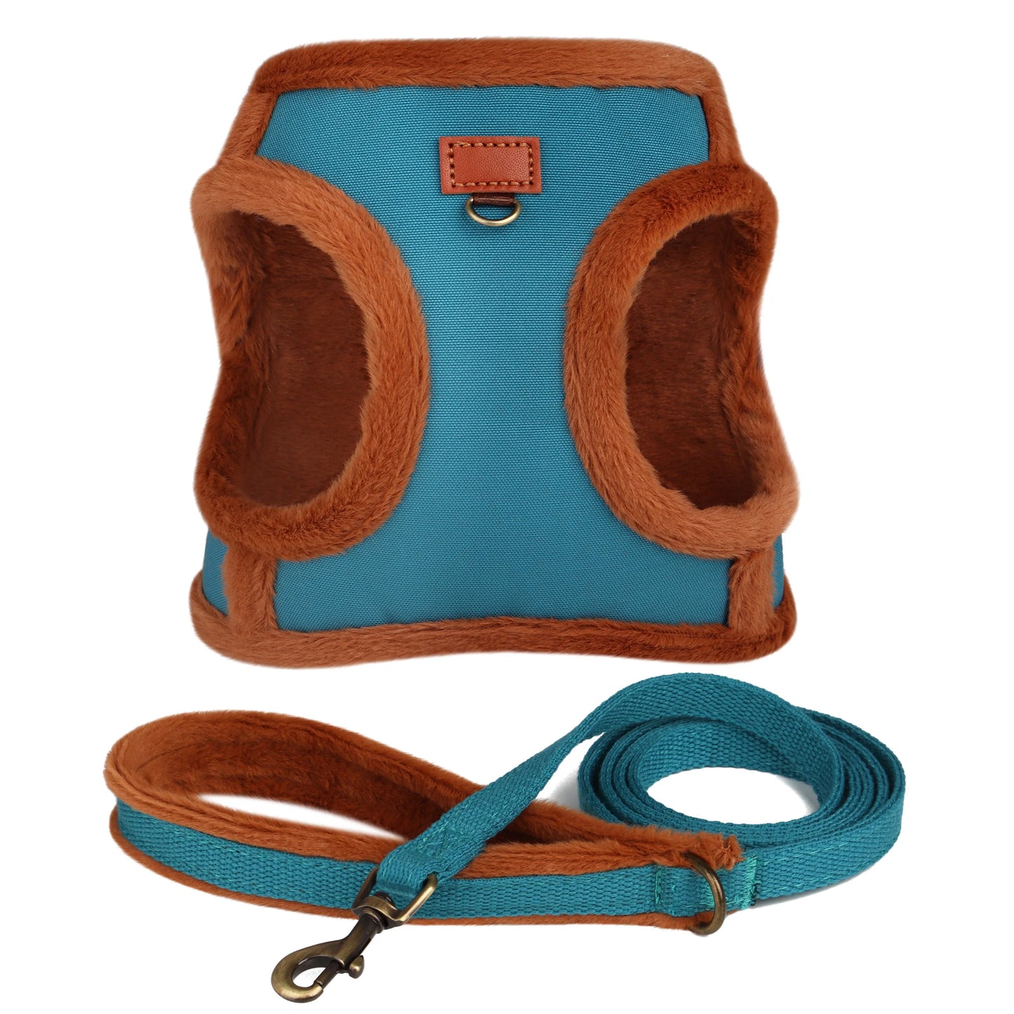 Warm Dog Harness Leash Set 