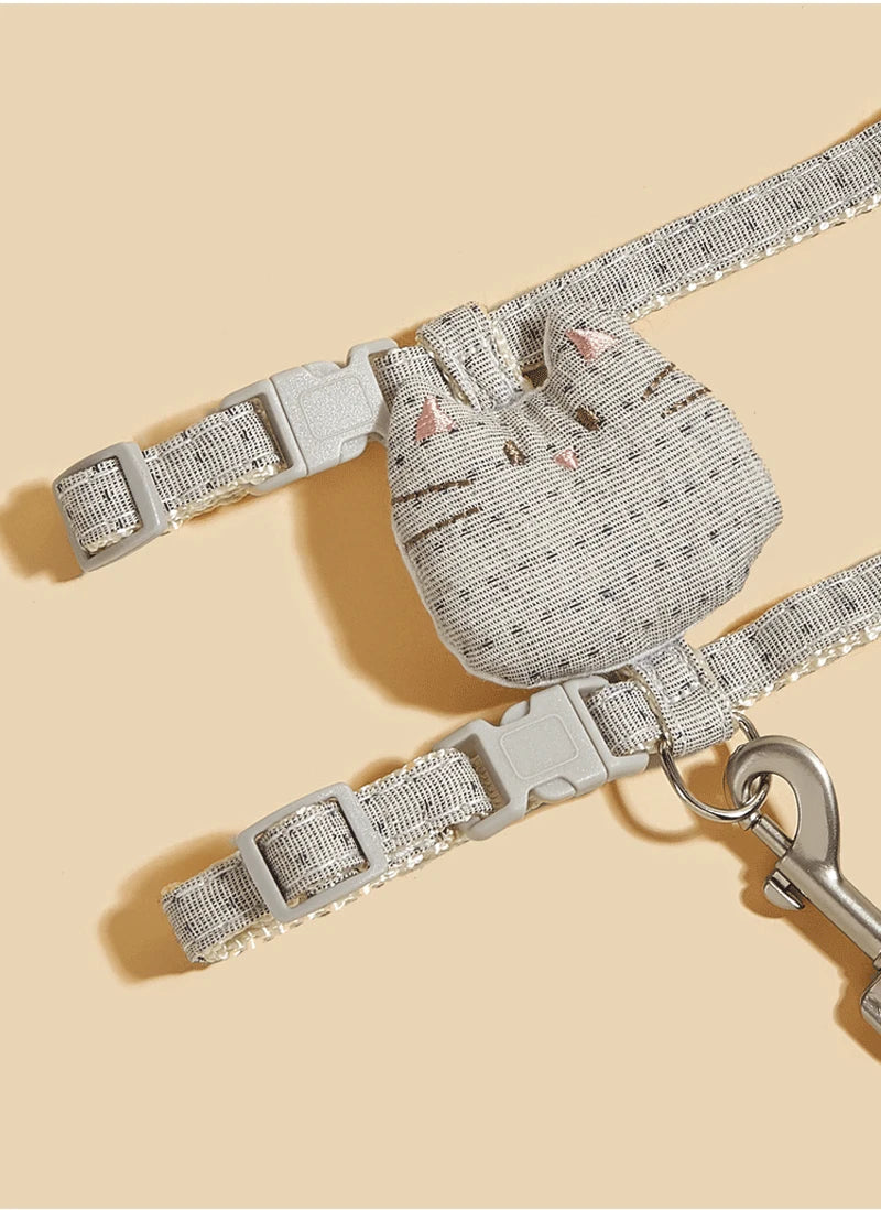 Cat Harness & Leash Set - Adjustable Vest for Walking Cats & Small Dogs - Deribla Store