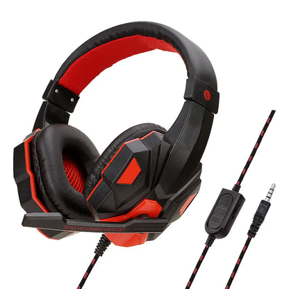 3.5mm Wired Gaming Headphones With Microphone 120° Adjustable
