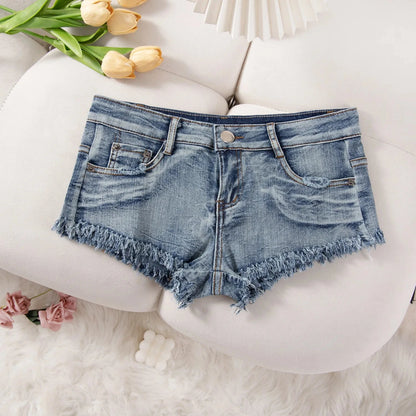 25 New Summer Fashion Sexy Low Waist Ripped Women's Denim Shorts Hot Pants Jeans Booty Shorts Deribla Store