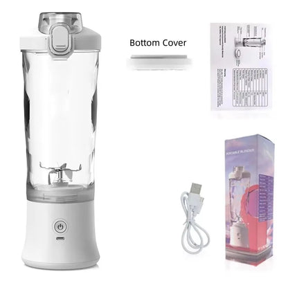 Mini Portable Blender - USB Rechargeable Electric Juicer for Smoothies & Fresh Juice (380ml) - Deribla Store