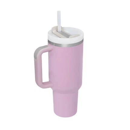 Insulated Tumbler 40oz - Stainless Steel Travel Mug with Handle Deribla Store