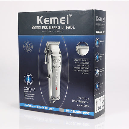Kemei Rechargeable Electric Hair Clipper for Men