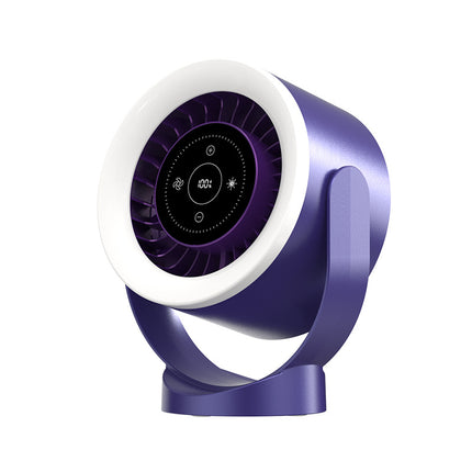 Table Fan - USB Rechargeable Desk Fan with LED Display