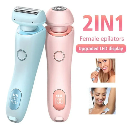 Electric Epilator - 2-in-1 USB Rechargeable Hair Remover