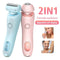 Electric Epilator - 2-in-1 USB Rechargeable Hair Remover