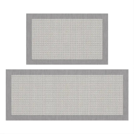 2-Pack Durable Kitchen Floor Mats, Non-Slip & Waterproof