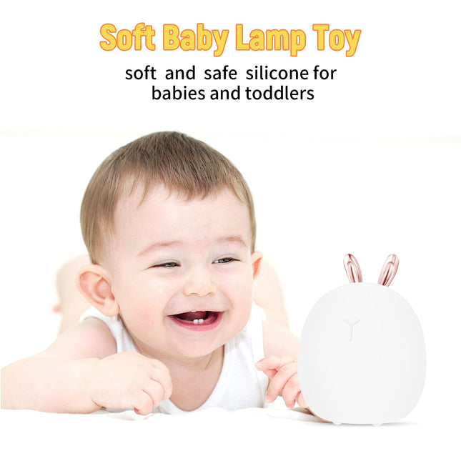 Baby Feeding, Adjustable, Creative, Rabbit, Elk Light, Silicone Light, Touch Light, Clap Light, Small Electric Light, Ambient Light, Night Light - Deribla Store