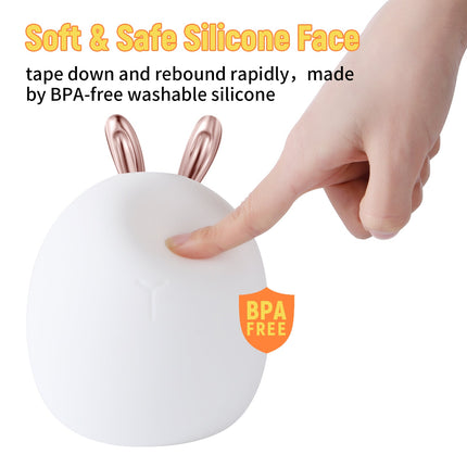 Baby Feeding, Adjustable, Creative, Rabbit, Elk Light, Silicone Light, Touch Light, Clap Light, Small Electric Light, Ambient Light, Night Light - Deribla Store