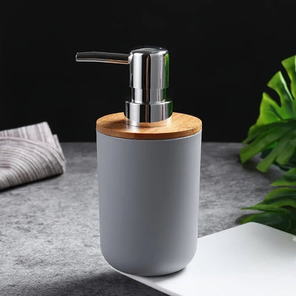 Bamboo Soap Dispenser, Bathroom Countertop Soap Dispensers, Naturally Tough Eco Friendly Lotion Dispenser For Kitchen & Bathroom - Deribla Store