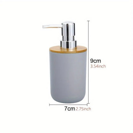 Bamboo Soap Dispenser, Bathroom Countertop Soap Dispensers, Naturally Tough Eco Friendly Lotion Dispenser For Kitchen & Bathroom - Deribla Store