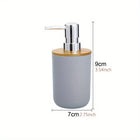 Bamboo Soap Dispenser, Bathroom Countertop Soap Dispensers, Naturally Tough Eco Friendly Lotion Dispenser For Kitchen & Bathroom - Deribla Store