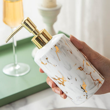 Bathroom Marble Bathroom Wash Kit Ceramic - Deribla Store