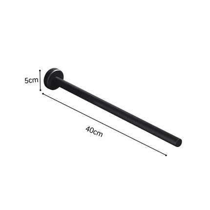 Bathroom Towel Rack Stainless Steel Holder Wall Black Double Towel Rack Hand Bar Towel Hanger Ladder Holder Bathroom Accessories - Deribla Store