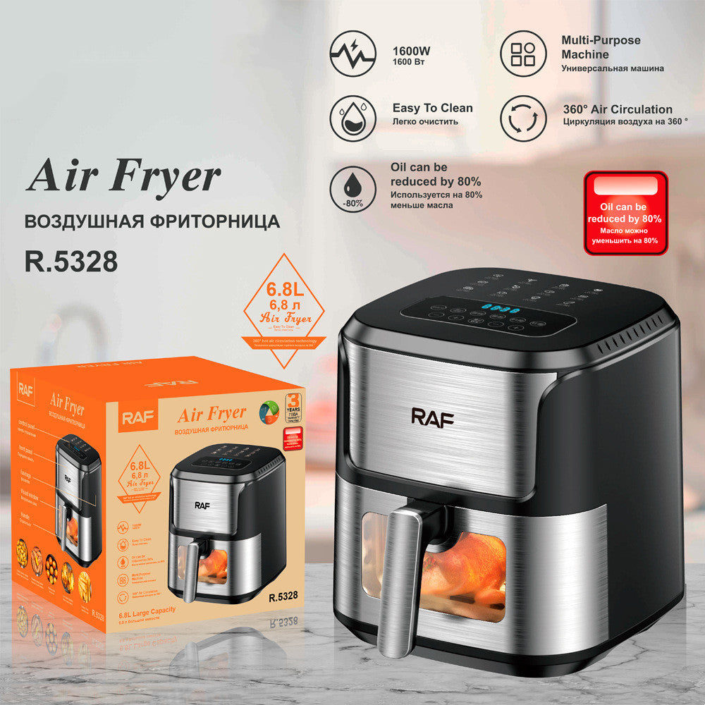 Multifunctional Visual Air Fryer for Home Use