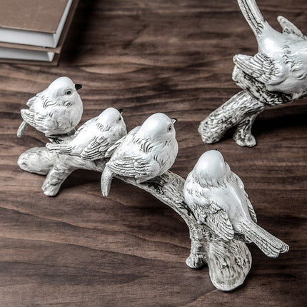 Bird Decorations, Home Furnishing Resin Crafts, Soft Decorations - Deribla Store