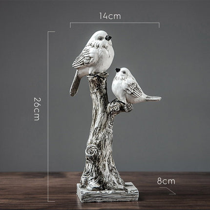 Bird Decorations, Home Furnishing Resin Crafts, Soft Decorations - Deribla Store