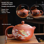 Dragon And Phoenix Pot Red Box