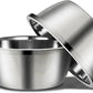 Stainless Steel Large Dog Bowl Set of 2, with 176 Oz (24Cup) High Capacity Metal Dog Food Bowls,Desirable Water and Food Bowls for Large, X-Large, and Giant Dogs,Heavy Duty, Bpa-Free