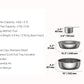 4-Pack Chafing Dish Buffet Set - Stainless Steel Round Catering Warmers with Full Size Pans - Deribla Store