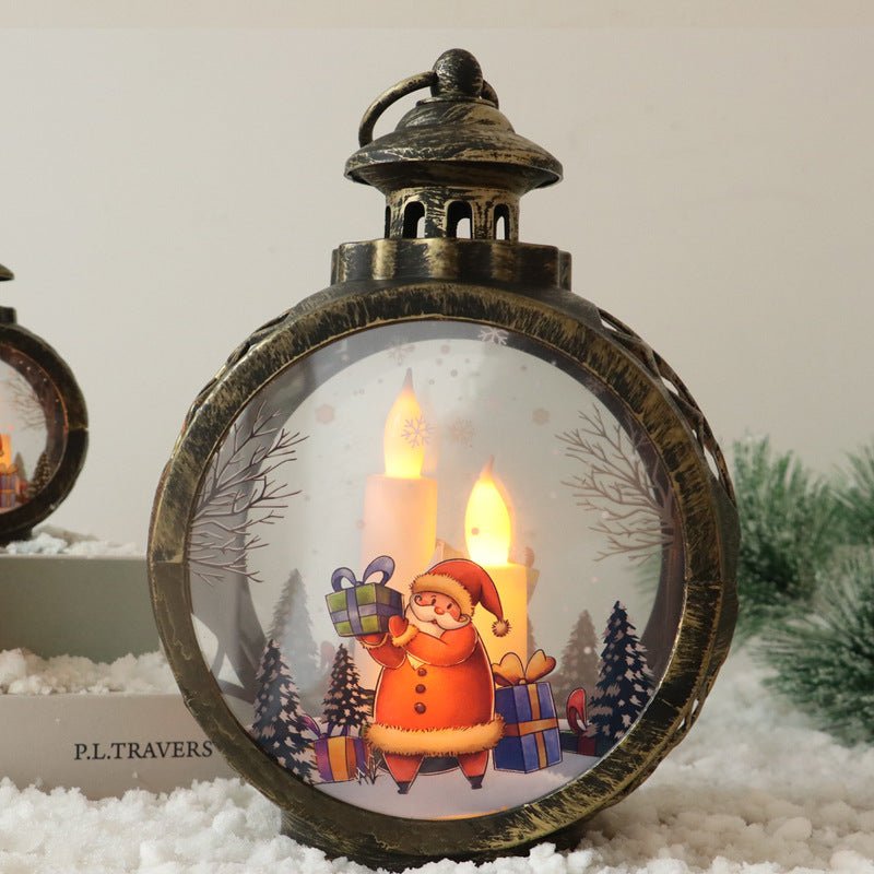 Christmas Decorations Candle Lights Retro Window Decorations - Deribla Store