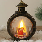 Christmas Decorations Candle Lights Retro Window Decorations - Deribla Store