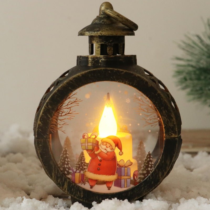 Christmas Decorations Candle Lights Retro Window Decorations - Deribla Store