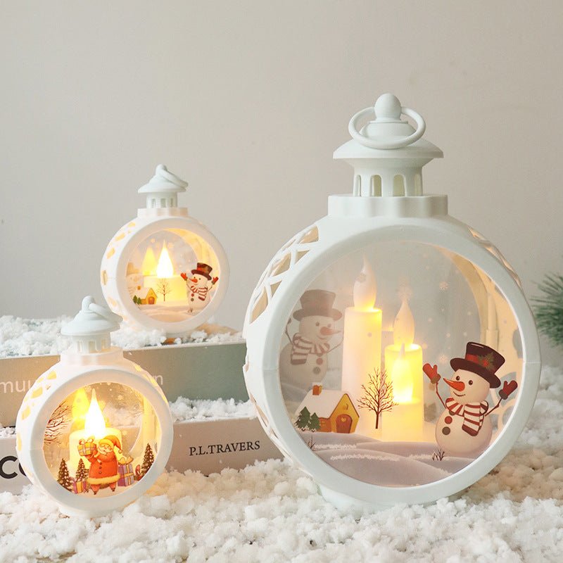 Christmas Decorations Candle Lights Retro Window Decorations - Deribla Store