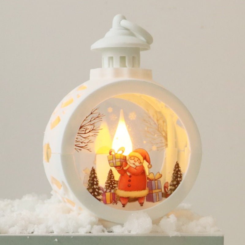 Christmas Decorations Candle Lights Retro Window Decorations - Deribla Store