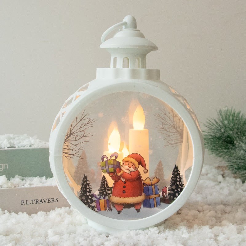 Christmas Decorations Candle Lights Retro Window Decorations - Deribla Store
