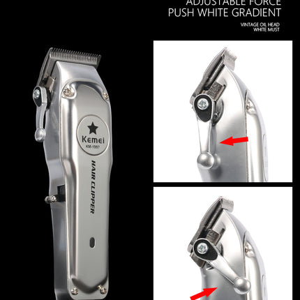 Kemei Rechargeable Electric Hair Clipper for Men