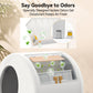 Self-Cleaning Cat Litter Box, Automatic Cat Litter Box with APP Control, Safety Sensors, Odor Isolation & Health Monitoring