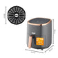 Air Fryer Smart Touch Screen