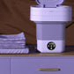 Plastic Folding Washing Machine Automatic Washing Underwear Panty Socks Baby Pet Clothes Dormitory Washing Integrated